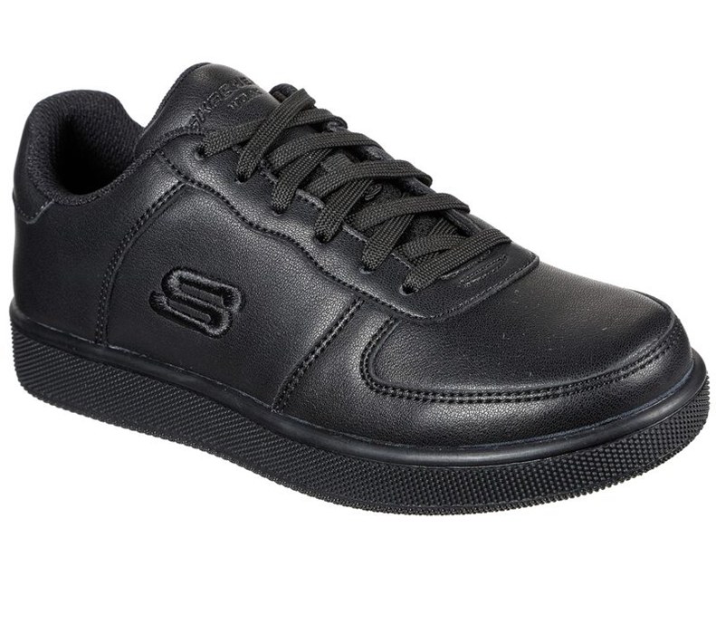 Skechers Dam Svarta Snörskor - Work Relaxed Fit: Vibsie Sr - Sverige (FQSNM-0759)